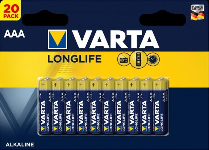 Immagine prodotto Varta Longlife (20 pz., AAA, 1100 mAh)