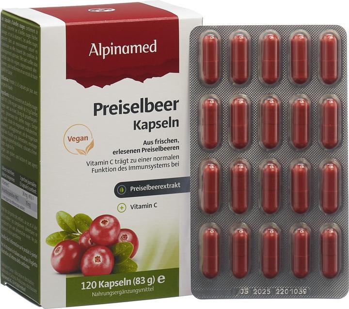 Produktbild Alpinamed Preiselbeer Kapseln (1 Stück, Kapseln, 120 g)