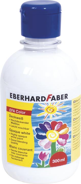 Actual product image EberhardFaber Eberhard Faber Vertrieb GmbH Opaque White Bottle 300ml (White, 300 ml)