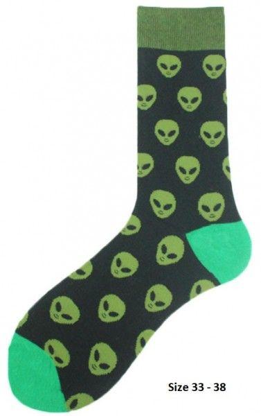 Musthaves Kindersocken Grösse 33 - 38 cm - Aliens (33 - 38)