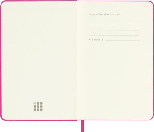 Immagine prodotto Moleskine Calendario settimanale 21/22 A6 850758 18M lin. HC bougainville rosa (A6, Inglese)