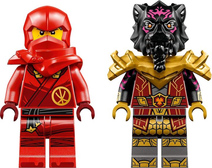 Actual product image LEGO 71789 Chase with Kai's speedster and Ras' motorbike (71789, LEGO Ninjago)