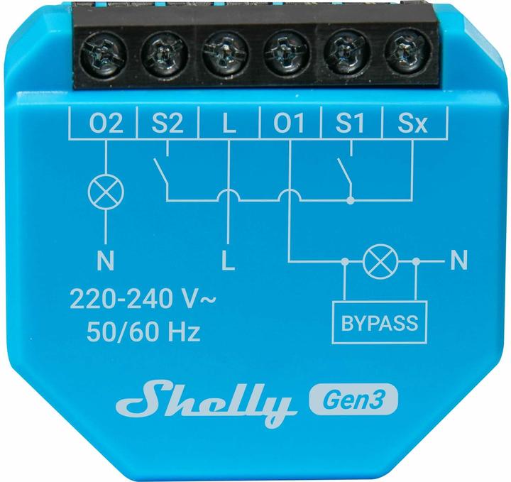 Produktbild Shelly 2L Gen3 (Schaltaktor)