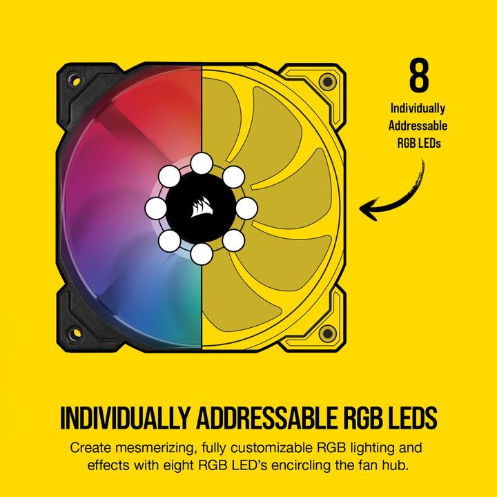 Actual product image Corsair SP120 RGB PRO (120 mm, 1 x)