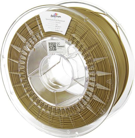 Image du produit Filament 3D / PLA Premium / 1,75mm / Golden Line / Gold / 1kg (PLA, 1.75 mm, 1000 g, Or)