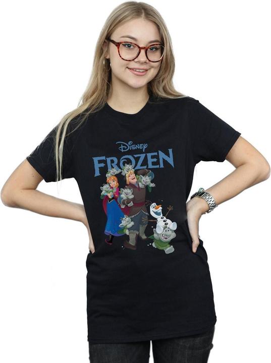 Immagine prodotto Disney Frozen Happy Trolls Maglietta Ampia Donna (4XL)