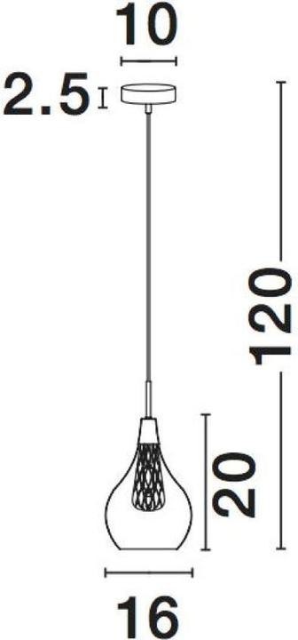 Actual product image Nova Luce Filo (G9)