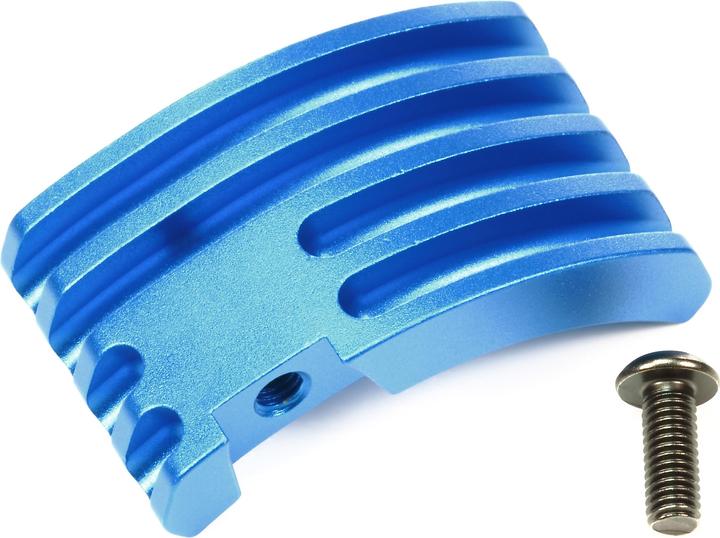 Image du produit Tamiya M-07C Dissipateur de chaleur moteur en aluminium bleu anodisé