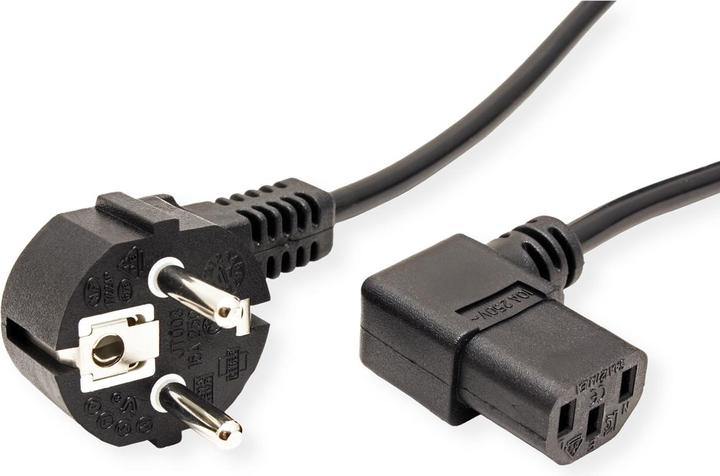 Immagine prodotto Value Cavo di alimentazione, presa IEC angolata 1,8m (1.80 m)