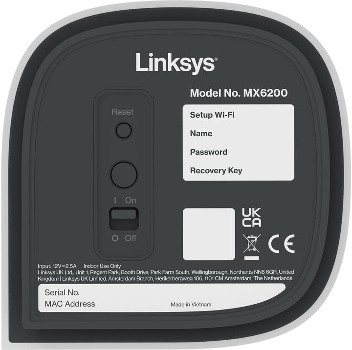 Produktbild Linksys MX6201 Tri-Band Mesh WiFi Router