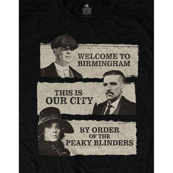 Actual product image Peaky Blinders Unisex Adult This Is Our City T-Shirt (XL)