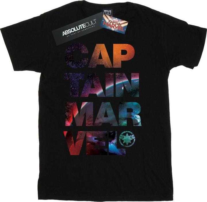 Immagine prodotto Captain Space Text Maglietta Uomo (S)