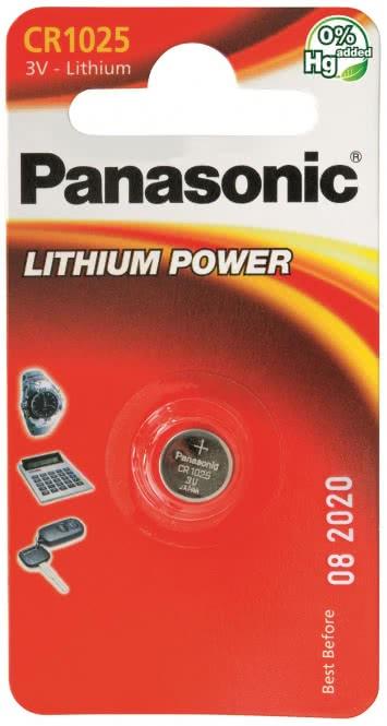 Immagine prodotto Panasonic Potenza al litio CR1025 (1 pz., CR1025, 30 mAh)