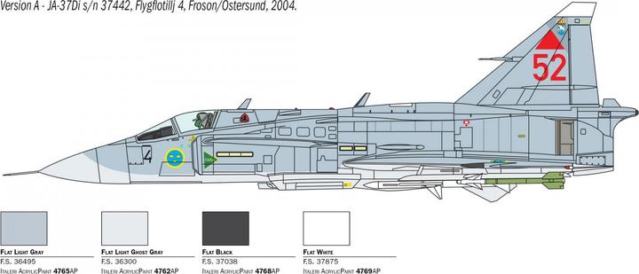 Produktbild Italeri SAAB JA 37 Jaktviggen