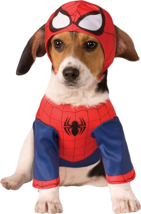 Actual product image Spiderman Dog Costume (L, Dog costume)