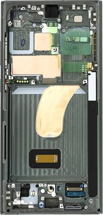 Actual product image Samsung Display unit + frame S918 Galaxy S23 Ultra green GH82-30466C (Display, Galaxy S23 Ultra)