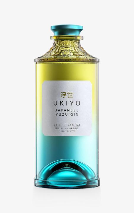 Immagine prodotto Ukiyo Gin giapponese allo yuzu (1 x 70 cl)