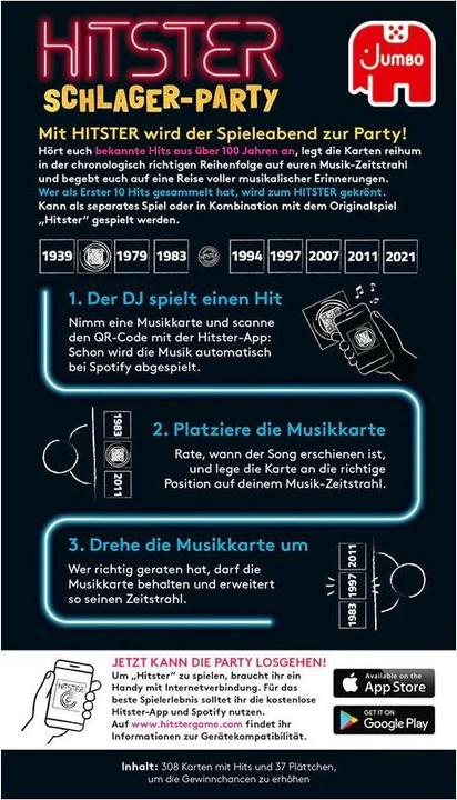 Produktbild Jumbo Hitster Schlager Party (Deutsch)