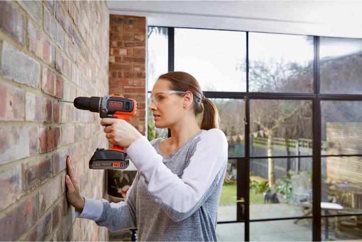 Actual product image Black & Decker Black+Decker BCD003C2KQW Impact drill 18V incl. case (Rechargeable battery operated)
