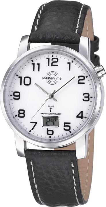 Actual product image Conrad Components Master Time radio controlled men watch (Radio-controlled clock, Analogue wristwatch, Digital watch, 41 mm)