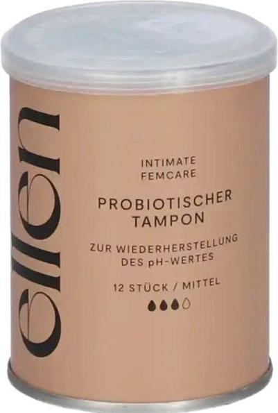Produktbild Ellen Probiotic Tampon mittel (12 x, M)