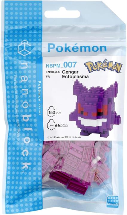 Actual product image Nanoblock Pokemon Gengar