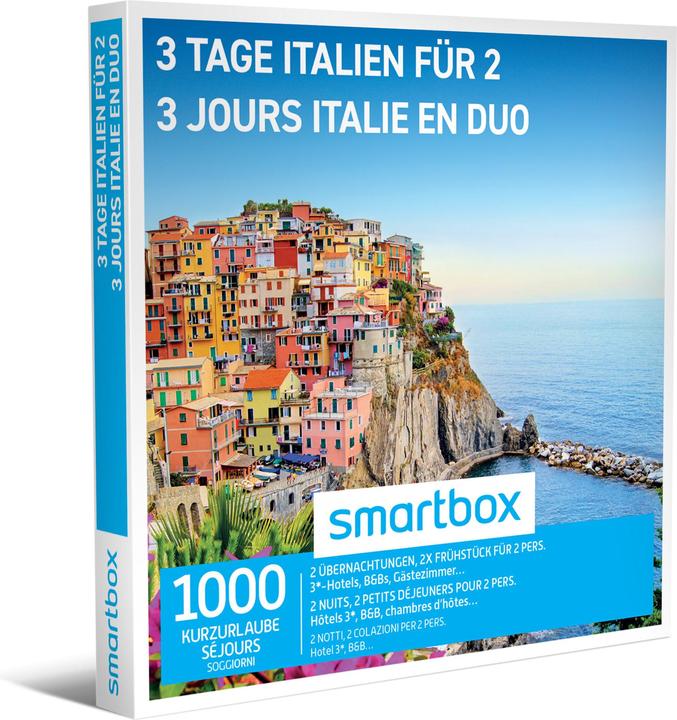Smartbox 3 Tage Italien für 2 (2 Pers.)