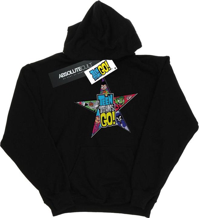 Immagine prodotto Teen Titans Go Star Logo Felpa con Cappuccio Ragazzi (140, 146)