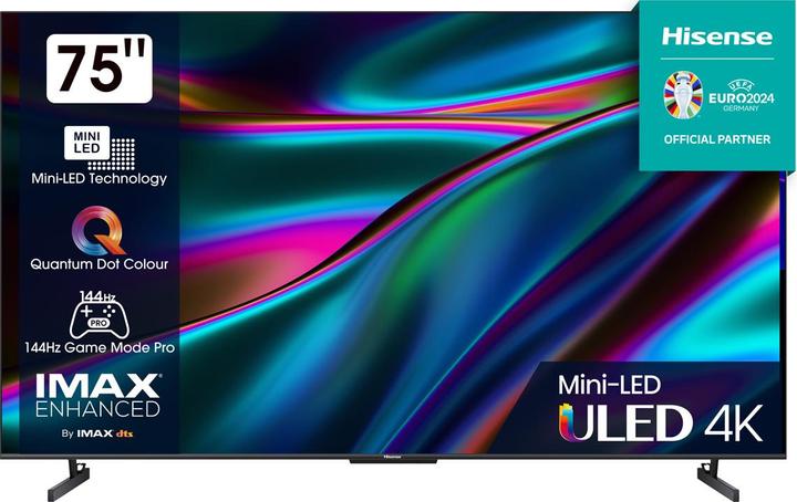 Actual product image Hisense TV 75U7KQ (75", U7K, Mini-LED, 4K, 2023)