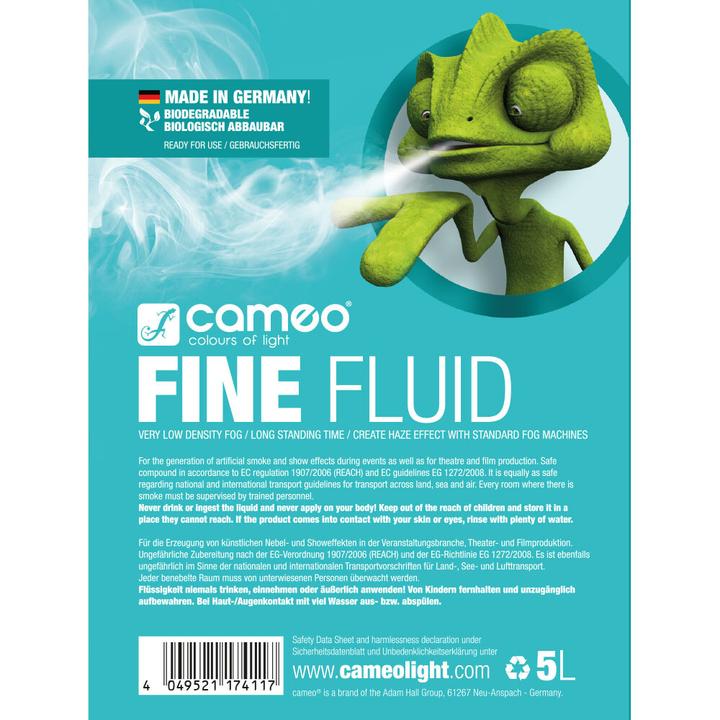 Image du produit FINE FLUID 5 L Fluide fumigène effet Haze (Liquide de brouillard)