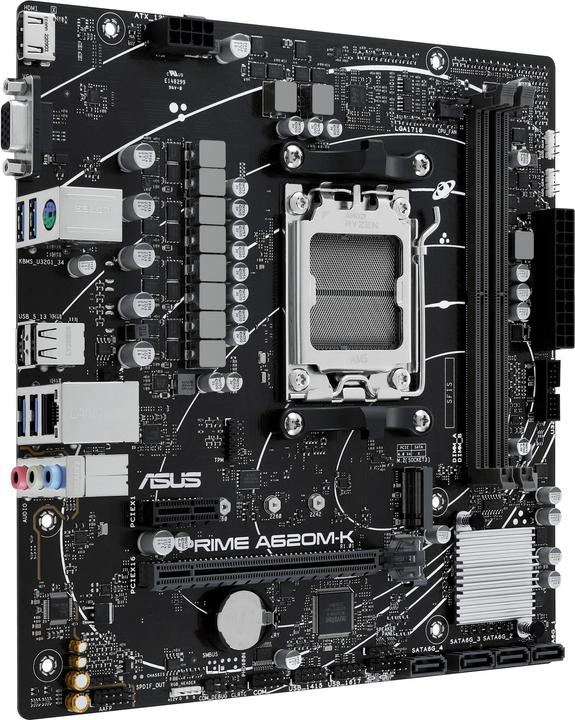 Produktbild ASUS PRIME A620M-K (AM5, AMD A620, mATX)