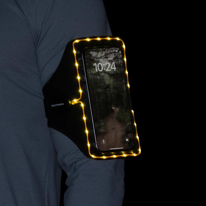 Actual product image Nathan Running wristband for phone "Laser Light 5K"