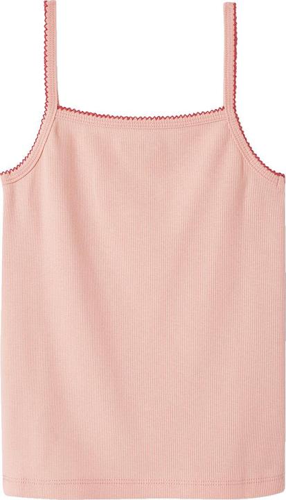 Actual product image Vertbaudet 3-pack girls' strap tops, rib Oeko-Tex (116)