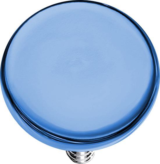 Produktbild Star Piercing Dermal Anchor Scheibe dunkelblau (Chirurgenstahl 316L)