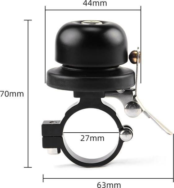 Produktbild Ueli Express Fahrrad Glocke mit integriertem Apple AirTag Fach
