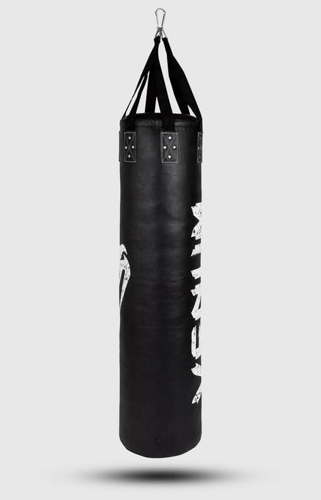 Actual product image Venum Challenger Heavy bag + Ceiling Hook - Black/White - Filled - 170cm (170 cm, 50 kg)