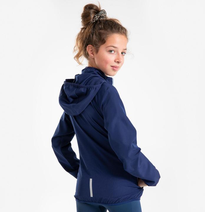 Immagine prodotto Kiprun Laufjacke Kinder winddicht - Wind Jacket marineblau/grau (164)