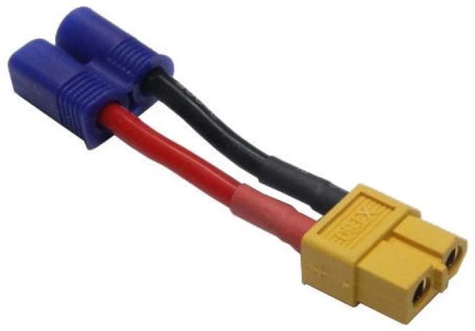 Actual product image EP Adapter cable EC3 Male to XT60 Female