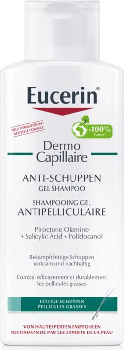 Actual product image Eucerin DermoCapillaire Anti-Dandruff Gel Shampoo (250 ml, Liquid shampoo)