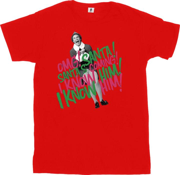Produktbild Elf Santa's Coming TShirt (M)