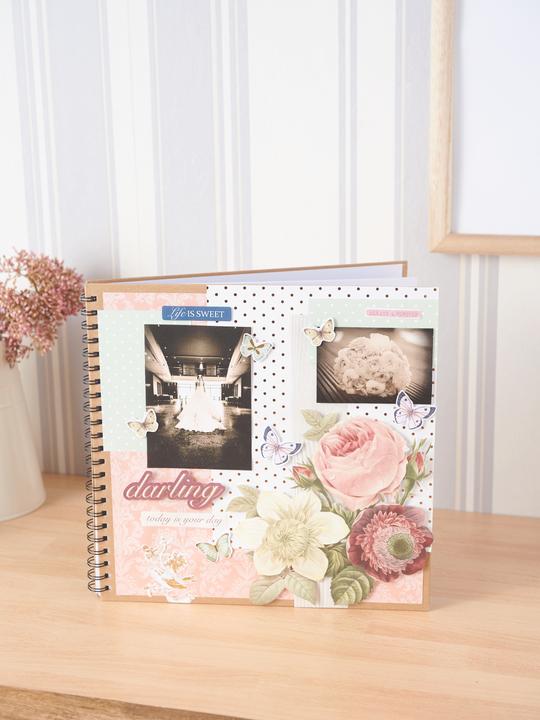 Actual product image VBS XXL 3-pack photo album KRAFTPAPIER with white pages (30.5 x 30.5 cm)