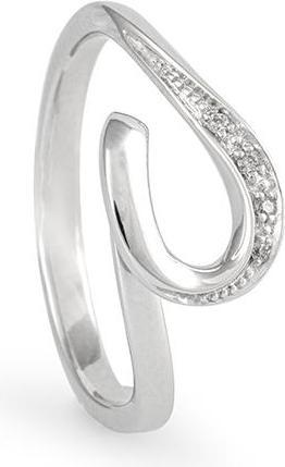 Actual product image Breuning RING - BRILL. 0,025 Ct. H/si (56, 585/14 K Gold)