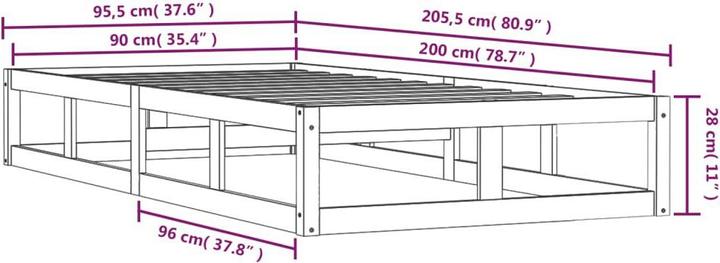 Produktbild VidaXL Nelek (90 x 200 cm)