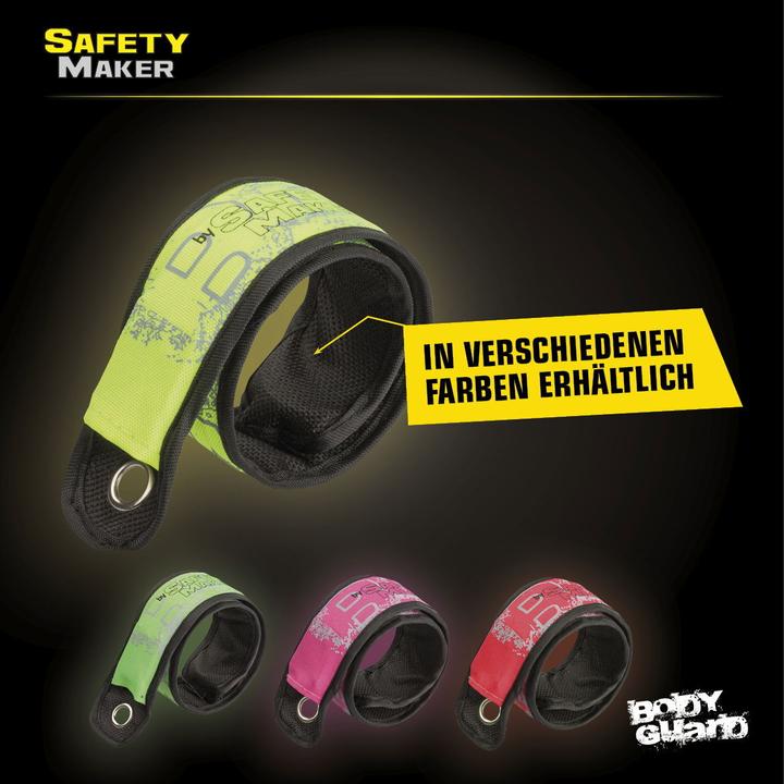 Produktbild SafetyMaker LED Klackband gelb