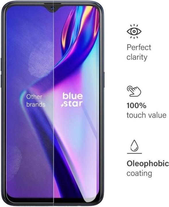 Immagine prodotto Partner Telecom Protective glass Blue Star Tempered Glass Blue Star - Oppo A12 (1 Pezzo/i, Oppo A12)