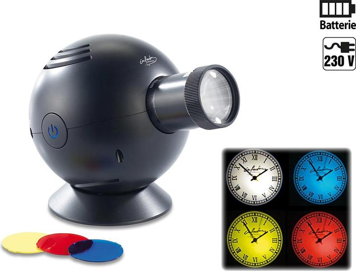 Image du produit Infactory Projecteur d'horloge à LED