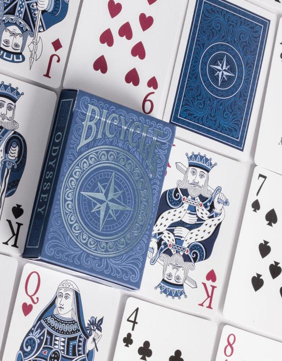 Actual product image Bicycle Odyssey cards (English)