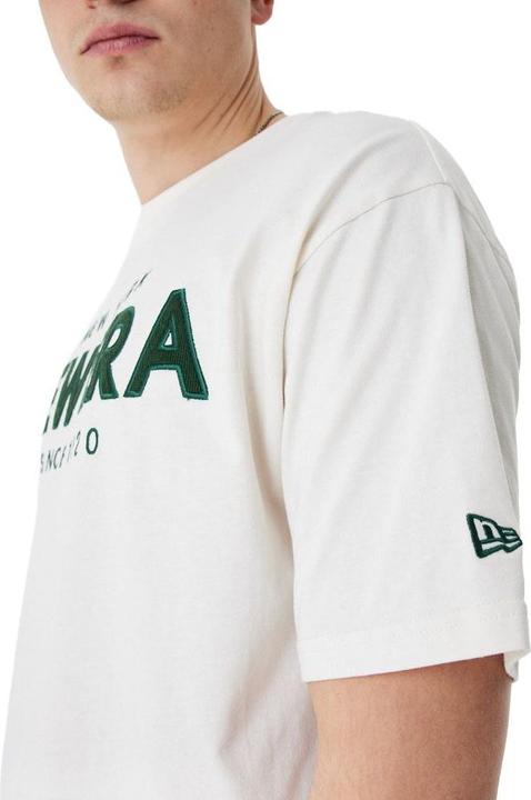 Produktbild New Era Oversized Shirt - BRAND LOGO off white - S (S)