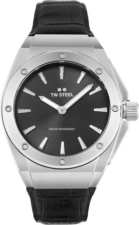 Actual product image TW 1000 Steel CE4033 Horloge CEO Tech Dames 38mm Swiss Movement Zwart Leer (Analogue wristwatch, 38 mm)