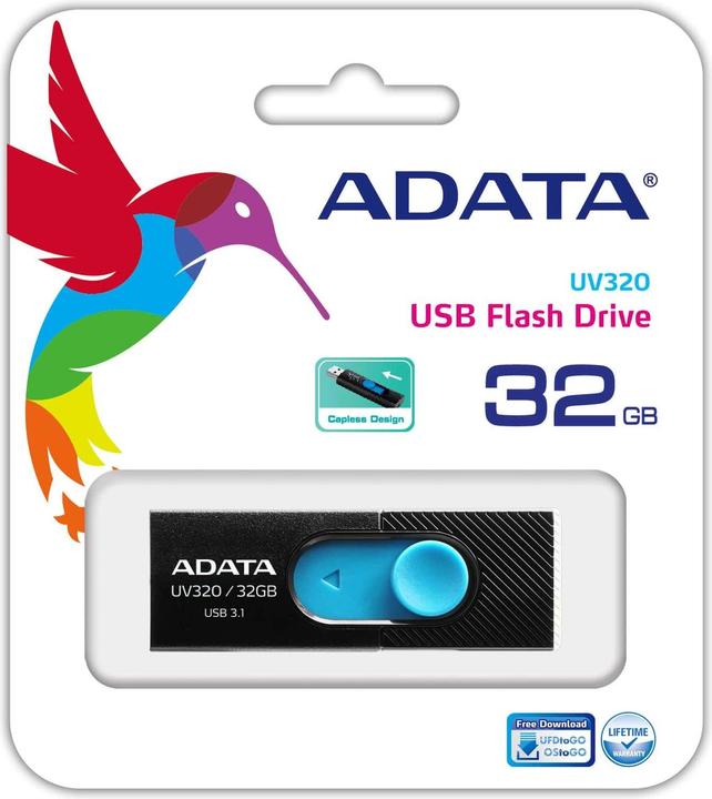 Actual product image Adata UV320 (32 GB, USB-A, USB 3.0)